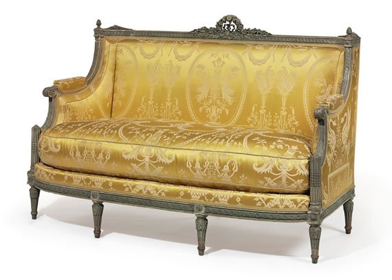  - Louis-XVI-Painted-Canape