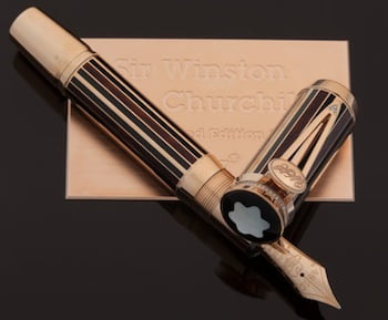 Sir Winston Churchill Fountain Pen Highlights Choice Writing Instruments At Heritage Auctions