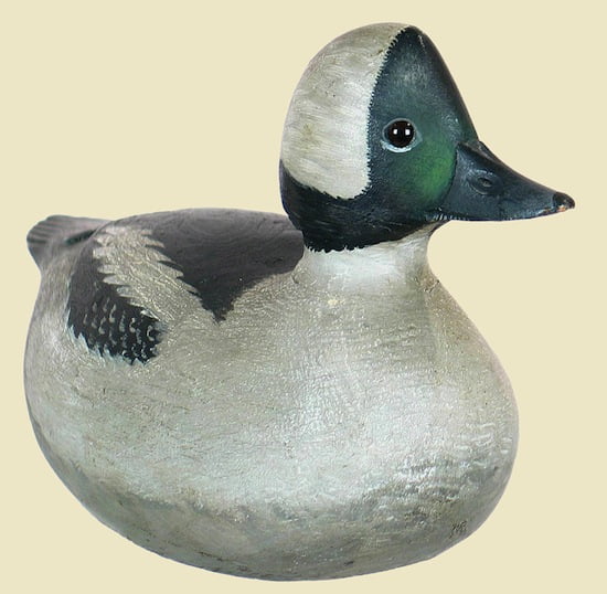 The expected top lot of the sale is this bufflehead drake by A. E. Crowell (est. $125,000-$175,000).