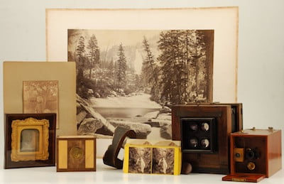 The second day of the auction – on Sunday, April 3rd – will feature photographica, antique cameras and camera parts.