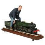 7 ¼ INCH GAUGE MODEL STEAM LOCOMOTIVE OF THE GREAT WESTERN RAILWAY 4-6-0 LOCOMOTIVE AND TENDER MAKES CA$15,340 IN MILLER & MILLER’S BACK-TO-BACK AUCTIONS